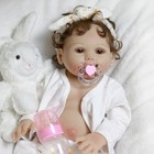 18  Reborn Baby Dolls Full Body Vinyl Silicone Girl Doll Lifelike Newborn Bath