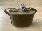 Ultra Rare Ww1 British Army Officer Sam Browne Belt Water Bottle Canteen 1910s