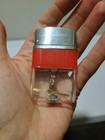 Vintage Scripto Vu Lighter Golden Baseball Player With Red Band 