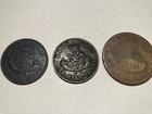 Lot Of 3 Bank Of Upper Canada 1850-1857 Half Penny penny Tokens Free Shipping