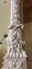 Large Fireplace Mantle Mirror  Hand Carved Wooden Frame