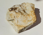 White Milky Quartz Rock With Crystal Inclusions Natural 31    From Gold Mine cal