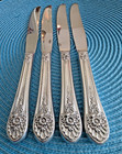 Jubilee Vintage Silverplate Dinner Knives - Set Of 4 - Very Nice - Free Shipping