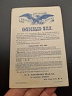 Eagle Condensed Milk - Victorian Trade Card