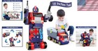 Versatile 3-in-1 Cool Toy Gift  Robot  Truck  And Workbench For Kids Aged 4-10