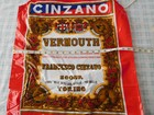 Lot Of  2  Vintage Cinzano Vermouth Bartender Apron Made In Hong Kong