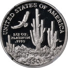 2001-w Platinum American Eagle  50 Ngc Pf70 Ultra Cameo Stock