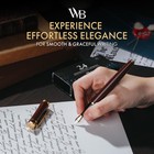 Fountain Pen Kit  18k Medium Gold Nib  Includes 24 Ink Cartridges  Ink Refill   