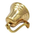 Large Nautical Ship s Boat Bell 6  Solid Brass Marine Maritime Wall Decor New
