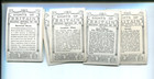 1936 Senior Service Cigarettes Sights Of Britain 2nd Series 11 Tobacco Card Lot