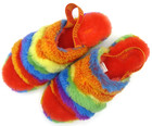 Ugg Fluff Yeah Cali Collage Slide Slipper Sandal Women s Us Size 10  Worn Once