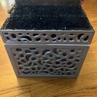 Vintage Athenian Doric Salesman Sample Funeral Casket Burial Vault Coffin