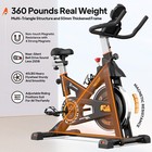 Magnetic Resistance Indoor Cycling Bike Stationary Exercise Bike Workout Bike