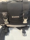Canon 18   x 11    Digital Slr Large Camera   Lens Case Bag Black Shoulder Strap