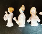 3 - 1920 s Porcelain Half Doll Germany Pin Cushion Art Deco Flapper Marked Mint