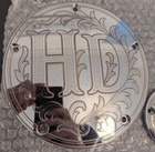 Custom Engraved Derby Cover And Timing Cover Hd Set Fits Harley Davidson