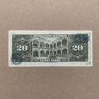 1969 Mexican 20 Pesos Banco De Mexico Currency Paper Money American Banknote Co 
