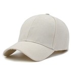Washed Cotton Hat Baseball Cap Solid Plain Polo Style Adjustable Blank Dad Men