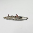 Tootsie Toy Boat Battleship Wwii Destroyer Cruiser Navy Metal 5 5  Long Vintage