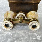 Vintage Opera Glasses By Marchand Paris - Mother Of Pearl Inlay W  Case