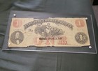 July 21  1862 Virginia Treasury Note  1 Dollar Obsolete Civil War Era Currency  
