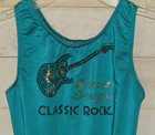 Gk Leotard Green Sparkle Sequin Guitar Gymnastics Am Adult M