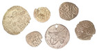 Lot Of 6 Small Islamic ottoman Medieval Silver Coins Total Weight About 3gr