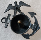 1930 s Usmc Marine Corps Sterling Silver H h Collar Ega Emblem