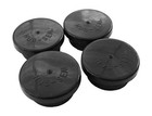 4 Tapones De Ventilaci  n De Goma Negra Para 359-5990