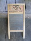 Vintage Washboard Dubl Handi Co Columbus Ohio Wash Board 8 5  X 18  Free Ship