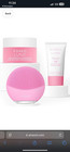 New Foreo Luna Mini 3 Premium Facial Cleansing Brush  Balm    Cleanser Set Pink