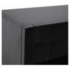 Concepts In Wood Double Wide Bookcase  6 Shelves  Espresso Finish