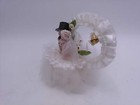 Kewpie Wedding Cake Topper Style Bride   Groom With Petals