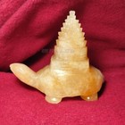 Shree Yantra Sri Chakra Laxmi Yantram On Tortoise In Orange Aventurine Stone