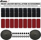 Window Louver Compatible With 2008-2023 Dodge Challenger  Unpainted Black Pur Re