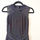 Lauren Ralph Lauren Black Sequin Mesh Maxi Gown Formal Evening Dress Womens 4