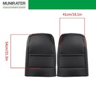 Black Replacement Seat Cover For Driver Passenger Top Lean Back Suv 2013-2017