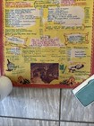 Vintage  From Rome  italian Restaurant Menu Large 33x14