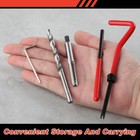 30 Piece M6 X 1 0mm Thread Repair Kit  Hss Drill Helicoil X 1 0mm  Red 