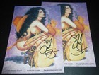 Julie Strain Signed Olivia De Berardinis Heavy Metal 4x6 Photo Promo Card Auto d