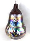 Large Hand Blown Art Glass End Of Day Iridescent Ornament 15 