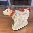 Staffordshire Cow Creamer - Great Colors And Very Fine Condition