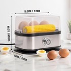 Egg Cooker  Rapid Egg Cooker 6 Egg Capacity  Soft  Medium  Hard Boiled  Poacher