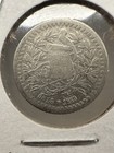 1889 Guatemala 1 2 Half Medio Real  Seated Liberty  Km  155 2   2