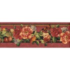 Traditional Floral Wallpaper Border  Farmhouse Prepasted Wall 15ft Roll Decor