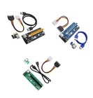 Hot Extender Usb3 0 1x To 16x Riser Card Adapter Sata Power Cable Pci-e Express