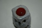 Vintage Pin Cushion Porcelain Cute Glass 2  Tall Owl  Japan Euc