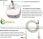 Queen Size Grounding Pillow Case 10  Silver Fiber 20x30 Inch With Adapter