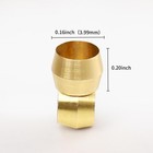 Brass Compression Fitting Ferrule Sleeve  5 32  Tube 5 32  Tube Od        30 Pcs       