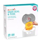 Munchkin Arm   Hammer Diaper Pail Snap With Seal And Toss Refill Bags - Pack Of